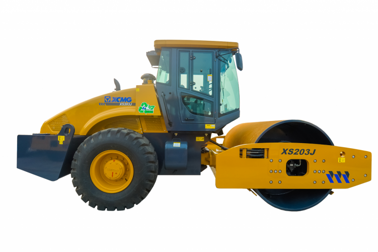 Фотография Каток одновальцовый грунтовый с гидравлическим полным приводом XS203