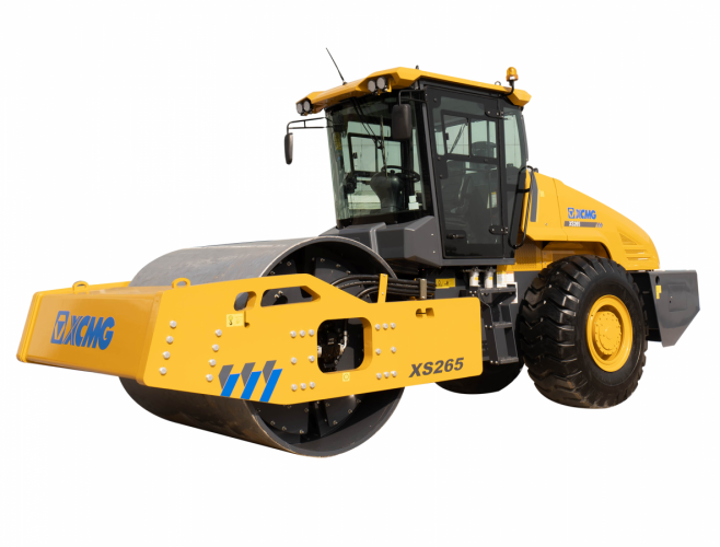 Фотография Каток одновальцовый грунтовый с гидравлическим полным приводом XS265