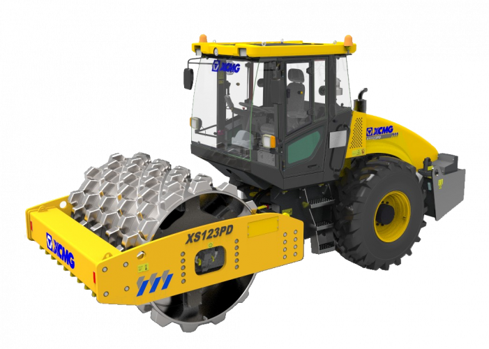 Фотография Каток одновальцовый грунтовый с гидравлическим полным приводом XS123